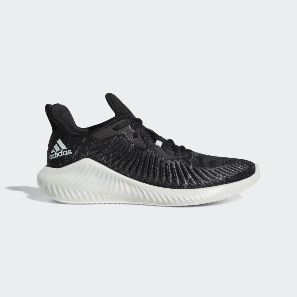 Adidas Men's Alphabounce+ Run Parley Running Shoes Black/Green/White Ireland G28372